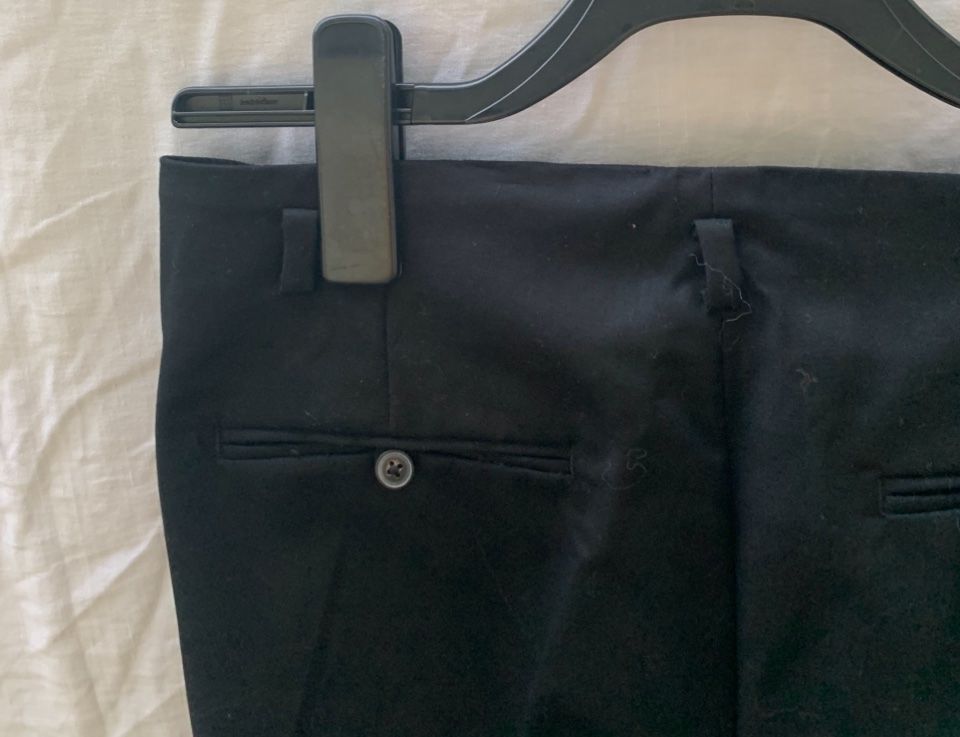 Zara Pantaloni: Superbe pantalon noir basic ZARA satiné neuf t.38 – Nuovo (secondo la descrizione) da Martigny venduto da only__you 4